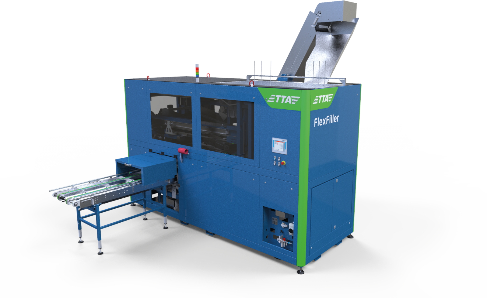 Automatisches Substratbefüllsystem für Töpfe und trays: der TTA-ISO FlexFiller.